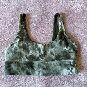 lululemon athletica align Tie-Dye Sports Bra - Green and Gray